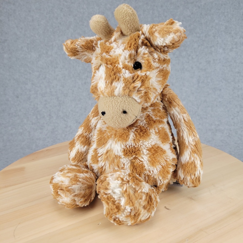 Jellycat Giraffe Plush Small Tan Cream Spotted Soft Toy JCINC1384